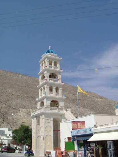 Kirchturm Perissa