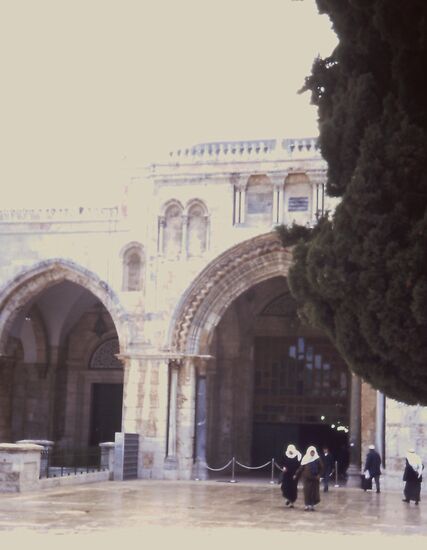 An der Al-Aqsa Moschee