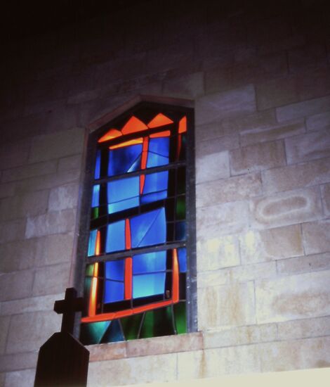 Chagall-Fenster in der Synagoe