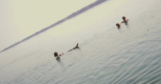 Auf dem wasser schweben...