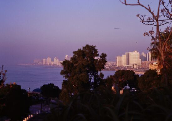 Blick auf Tel Aviv von Jaffa aus