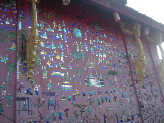 Dekor Tempell Xieng Thong