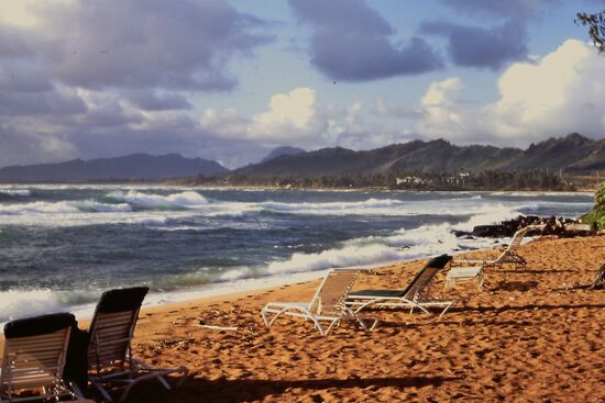 Strand beim Kau'i Sands