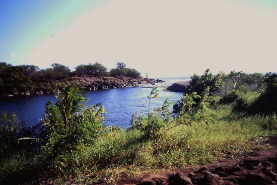 Fluss bei NaPalii Coast