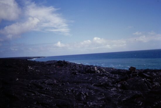 Lavastrom bis ins Meer