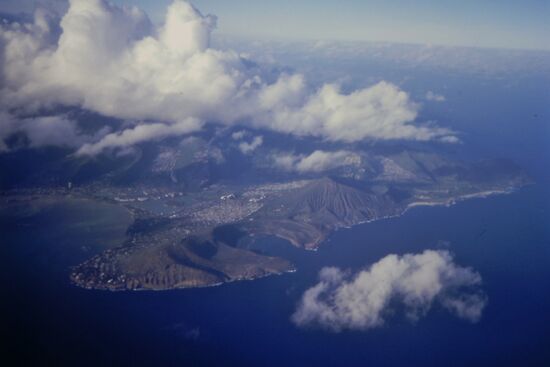 Blick auf Oahu