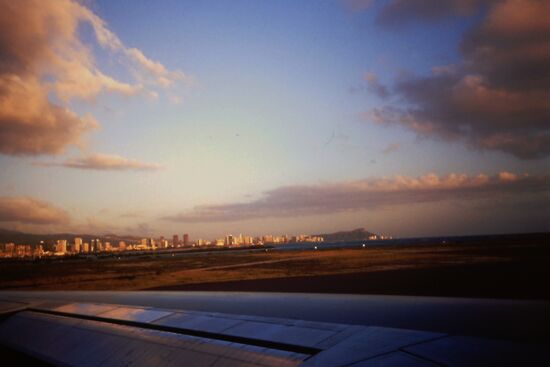 Honolulu im Abendlicht