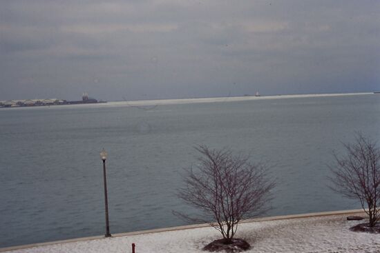 Lake Michigan im Winter