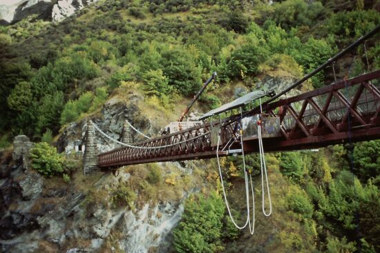 Bungee Jumping von de Kawarau-Brücke