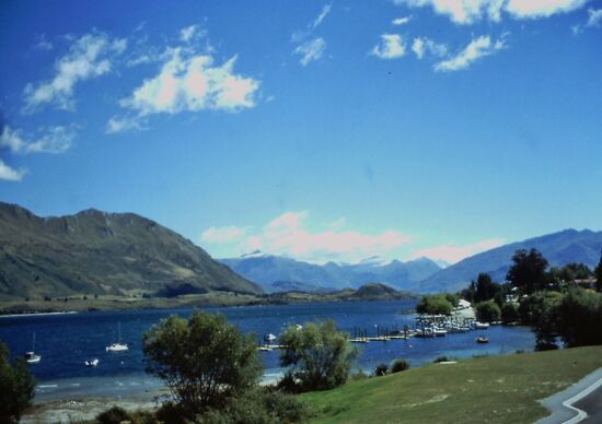 Blick vom Hotel The Moorings