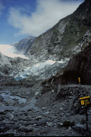 Franz Josef Gletscher - Ab hier nicht mehr weiter...