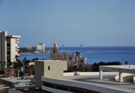 Blick vom Outrigger Islander