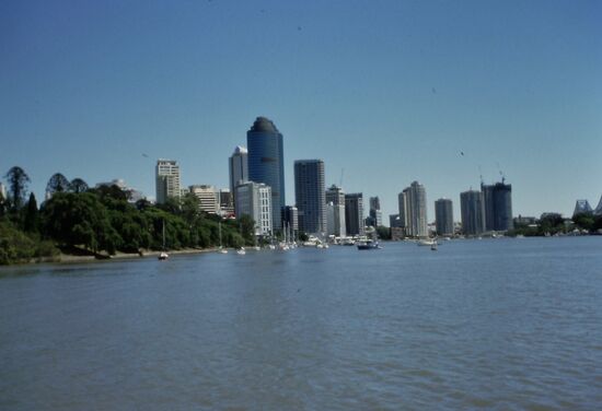 Blick auf Brisbane