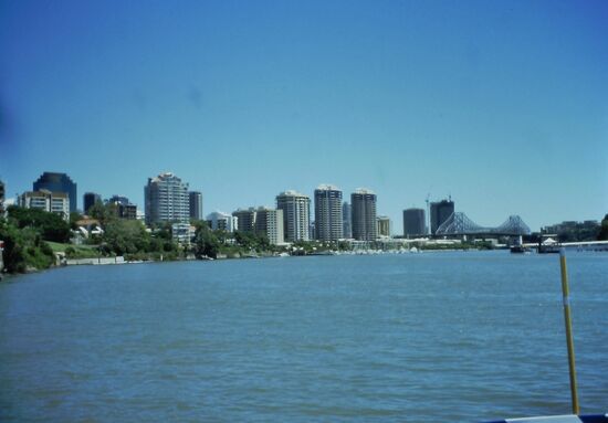 Brisbane vom Fluss aus