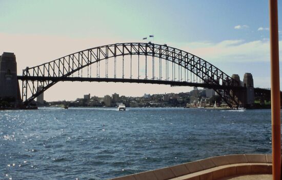 Blick nach vorne von der Fähre