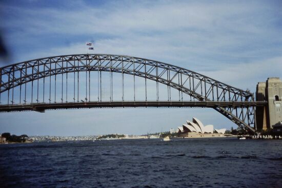 Blick zurück von der Fähre