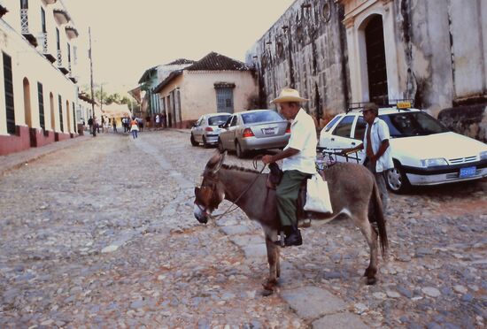 Typische Strasse in Trinidad