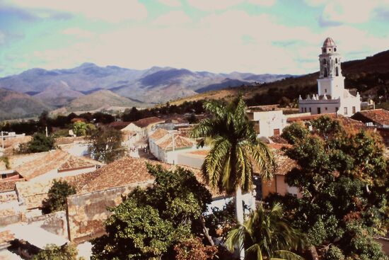 Blick auf das Escambray-Gebirge von Trinidad