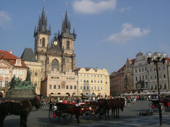 Teynkirche und Altstätter Ring