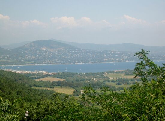 Blick auf den Golf von St. Tropez