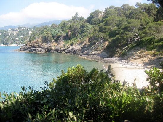 Blick auf den Strand