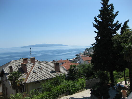 Blick von der Unterkunft