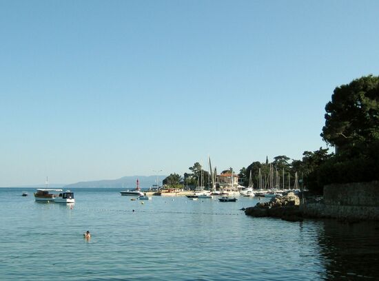 Am Meer in Opatija