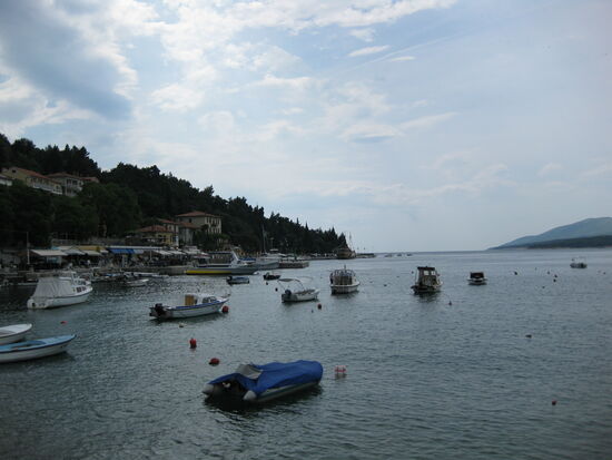 Kleiner Hafen in Rabac