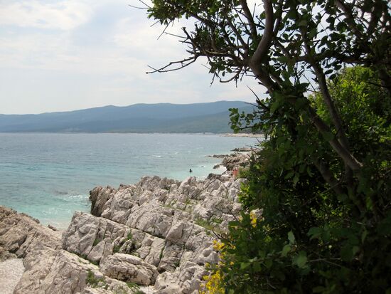 An der Küste bei Rabac