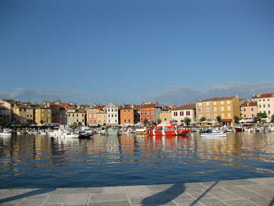 Blick auf Rovinj