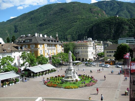 Blick auf den Walther-Platz