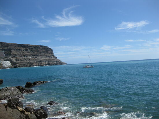 Segeln vor Puerto Mogán