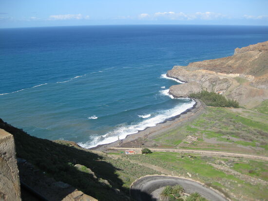 Blick auf Playa Veneguera