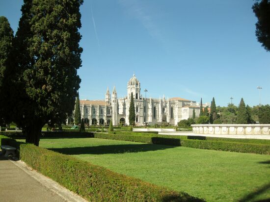 Klosteranlage vom Park aus gesehen