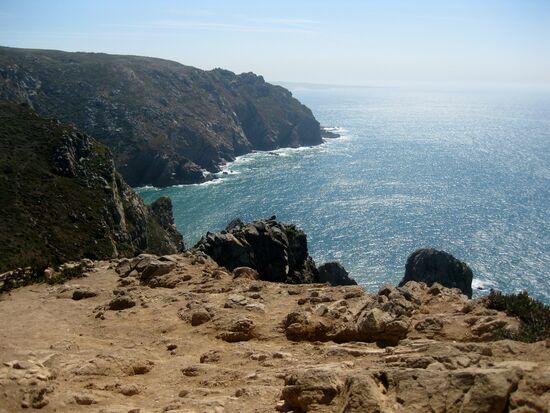 Blick auf die Steilküste