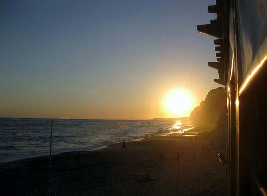 Abends im Strandrestaurant