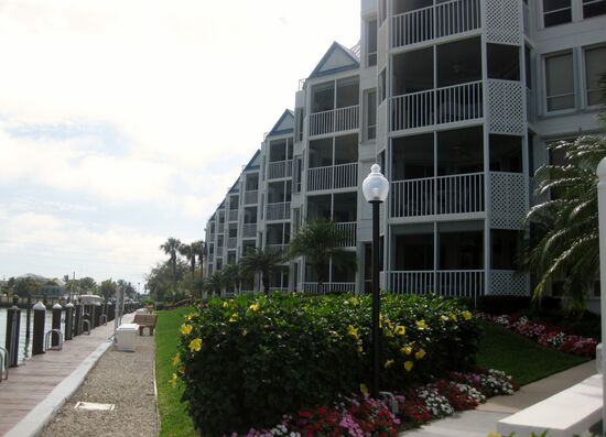 Promenade beim Apartmenthaus