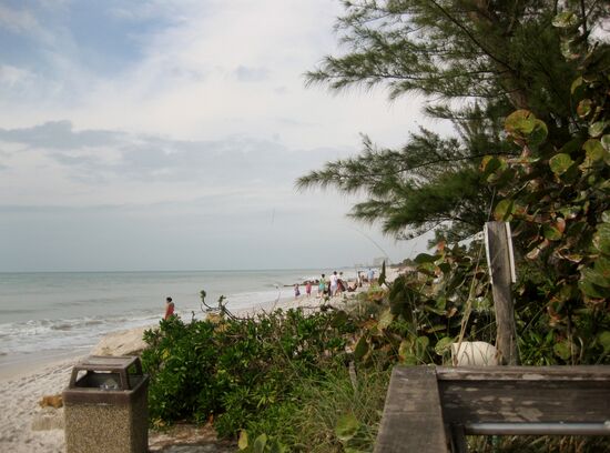 Der Strand ist nicht besonders breit