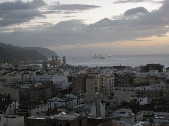Morgendlicher Blick vom Apartment