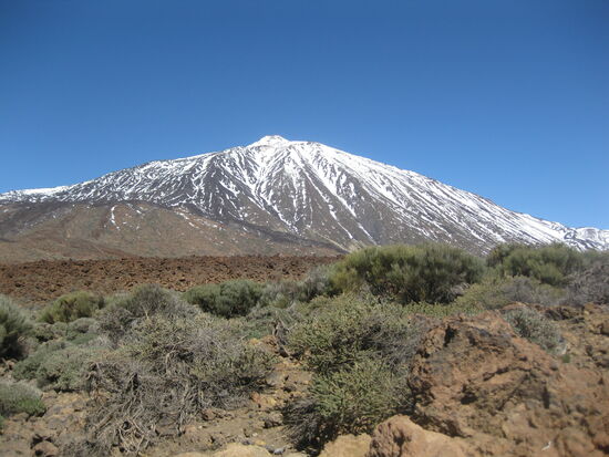 Die riesengrosse Caldera mit dem Teide