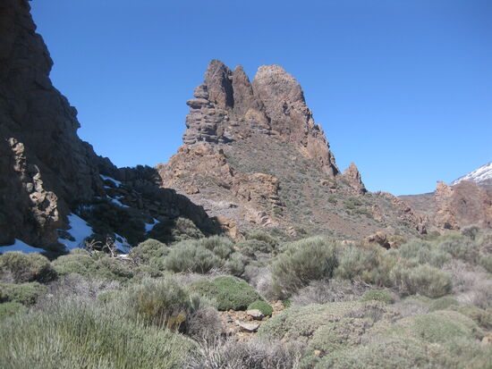 Eine imposante Felsformation