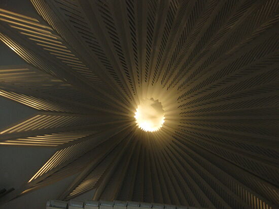 Die Kuppel im Konzertsaal