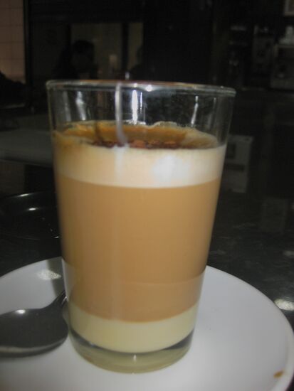 So muss ein Barraquito aussehen