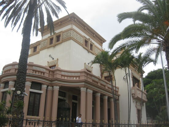 Gebäude an den Ramblas