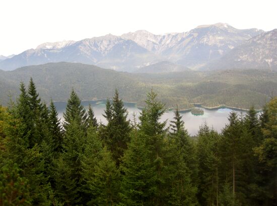 Blick auf Eibsee