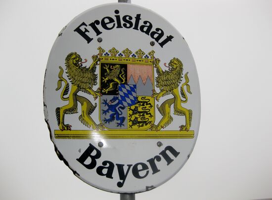 Der bayrische Löwe ist präsent...