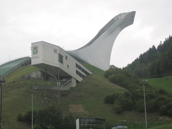 Die Skisprungschanze