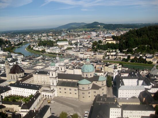 Blick auf Salzburg