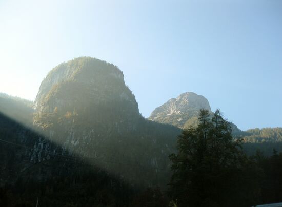 Blick aufs Dachsteingebirge