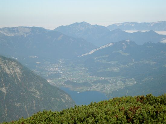 Blick auf Hallstätter See